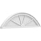 Ekena Millwork Segment Arch 4 Spoke Architectural Grade PVC Pediment, 34"W x 9-1/2"H x 2"P PEDPS034X095SEG04 - alternate 1